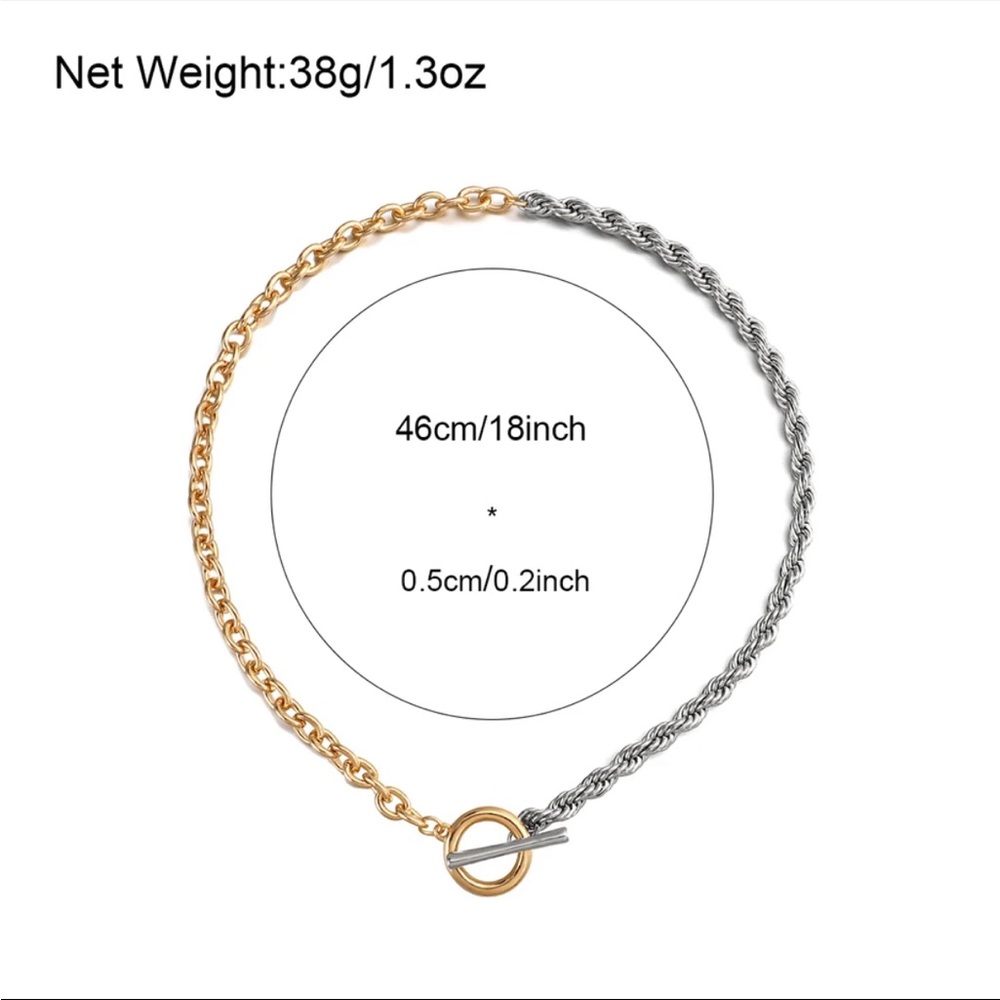 🤍Insta twist chain choker necklace - Picture 6 of 6